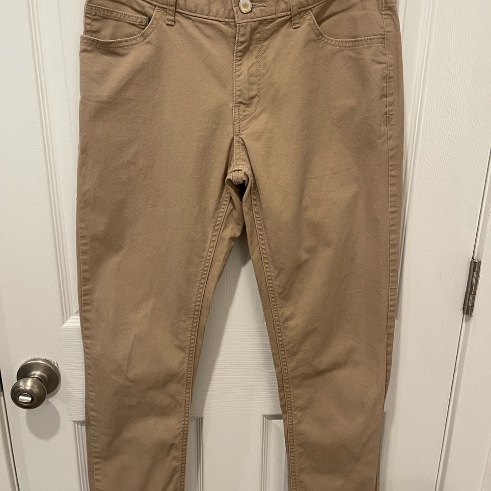Michael Kors Parker Slim Fit Tan Chinos